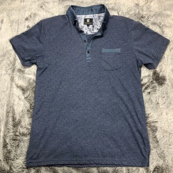 Steel and Jelly Gray Polo Shirt Men’s Small - Picture 3 of 8
